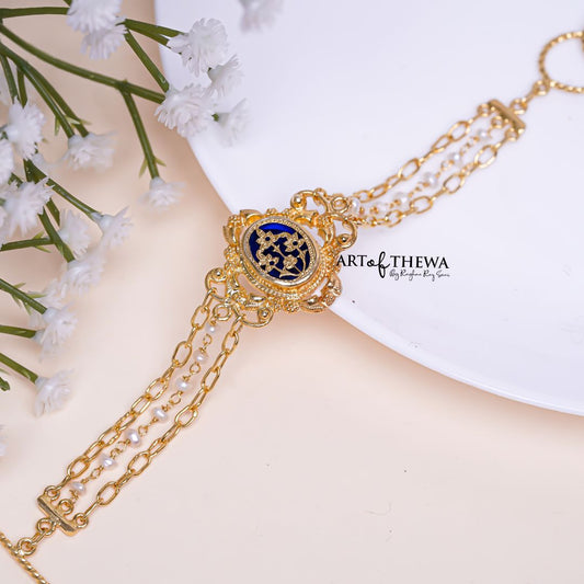 Thewa Art Floral Chain Bracelet