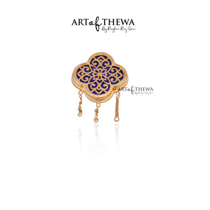 Art of Thewa Persian Brooch pin