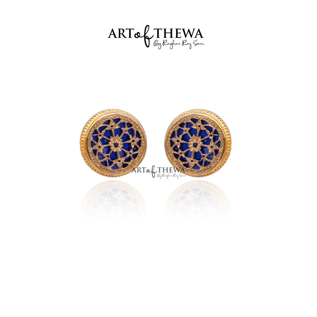 Original Thewa art Round Cufflinks for Men's