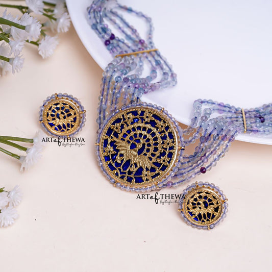 Dancing Peafowl Set - An Exquisite Ensemble of Elegance and Intricacy
