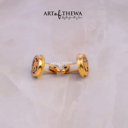 Thewa Jewellery Elephant Cufflinks for Men