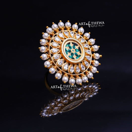 Raanya by Art of Thewa Ring - A Timeless Piece of Regal Allure