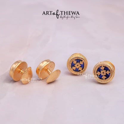 Thewa Jewellery Classy Round kurta buttons for Men's