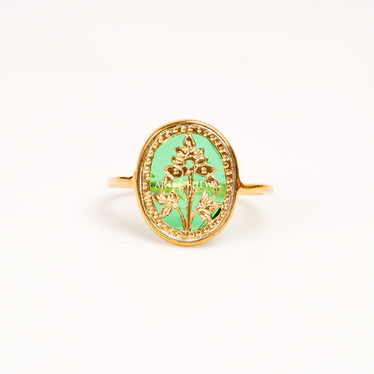 Exquisite Midori Thewa Art Ring - Handcrafted Luxury In Every Inch
