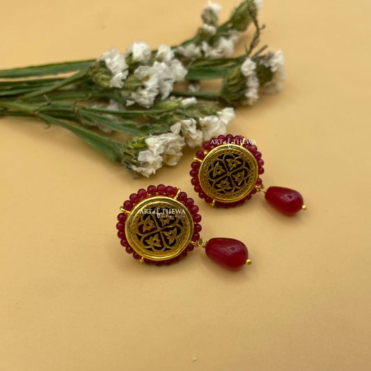 Ahyana thewa art earrings