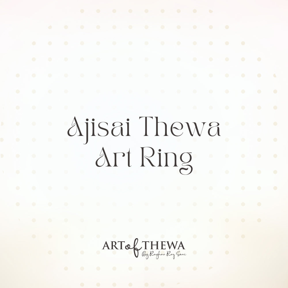 The Exquisite Ajisai Thewa Art Ring - A Majestic Masterpiece