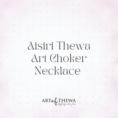 Aisiri Thewa Art Choker Necklace - Elegance Redefined